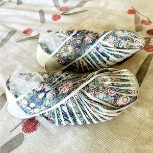 Vibram Wrap Shoes Furoshiki fit Womens 10 Print